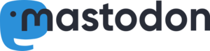 Mastodon Logotype (Full Reversed).svg